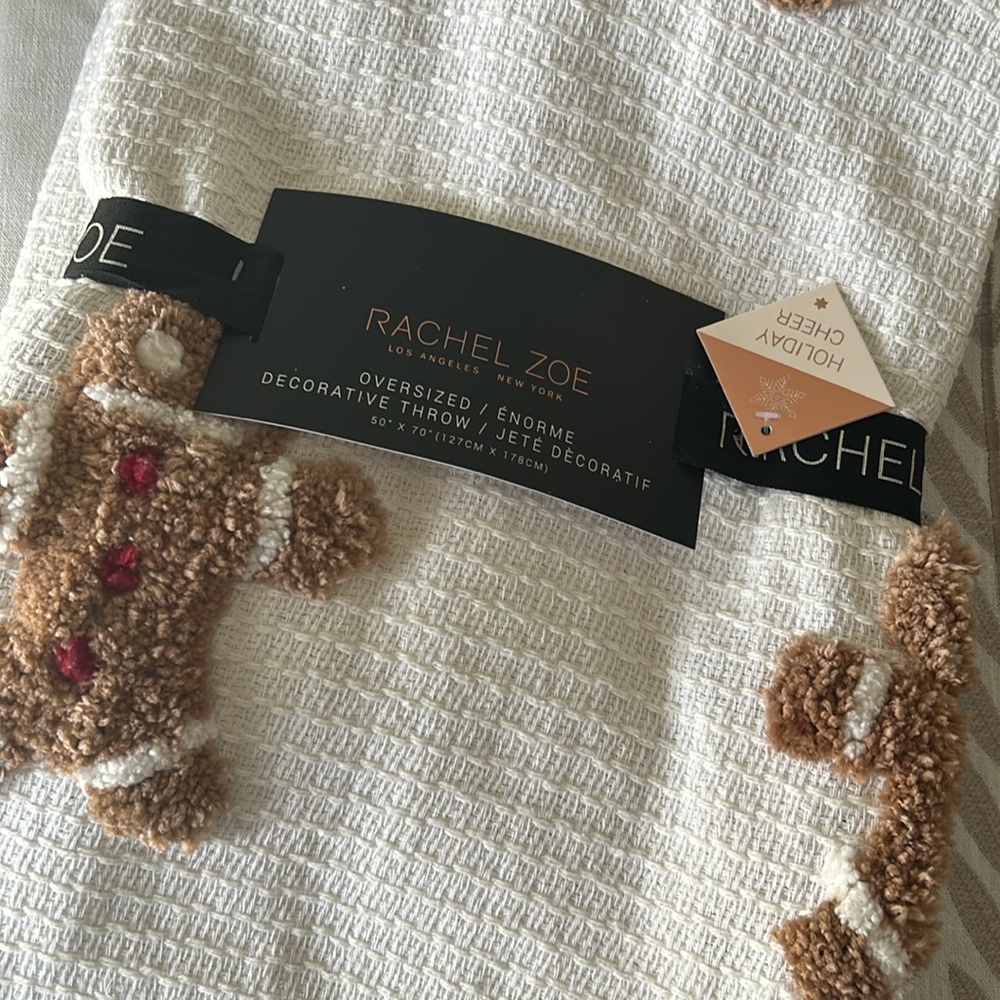 Gingerbread Throw Blanket